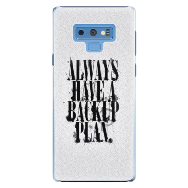 Plastové pouzdro iSaprio - Backup Plan - Samsung Galaxy Note 9