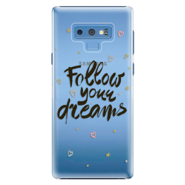 Plastové pouzdro iSaprio - Follow Your Dreams - black - Samsung Galaxy Note 9
