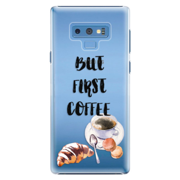 Plastové pouzdro iSaprio - First Coffee - Samsung Galaxy Note 9