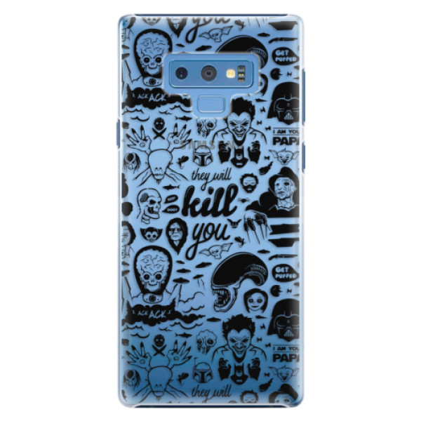Plastové pouzdro iSaprio - Comics 01 - black - Samsung Galaxy Note 9
