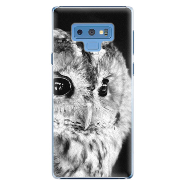 Plastové pouzdro iSaprio - BW Owl - Samsung Galaxy Note 9