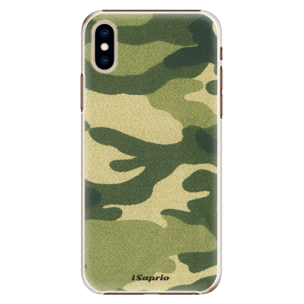 Plastové pouzdro iSaprio - Green Camuflage 01 - iPhone XS