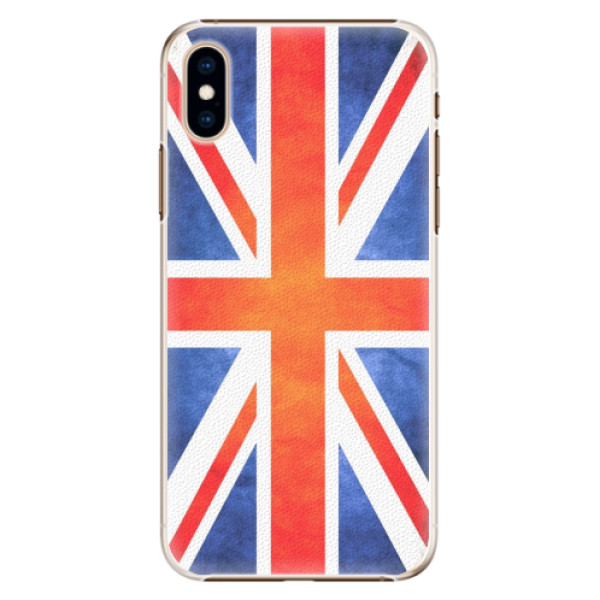 Plastové pouzdro iSaprio Britská Vlajka na mobil Apple iPhone XS (Plastový kryt, obal, pouzdro iSaprio Britská Vlajka na mobilní telefon iPhone XS)