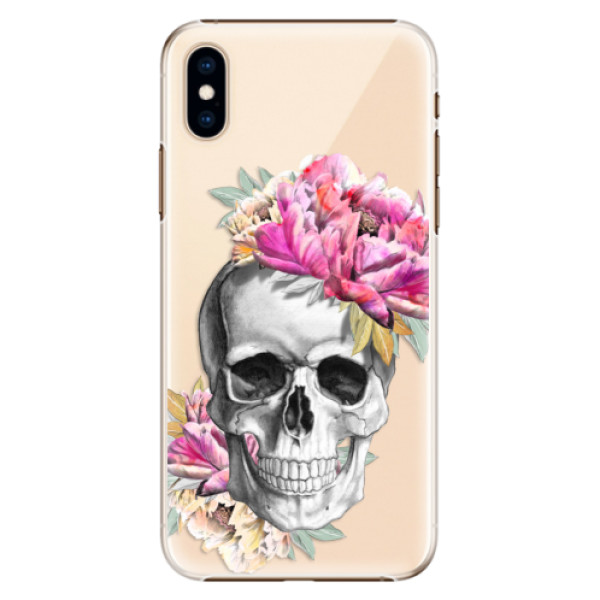Plastové pouzdro iSaprio - Pretty Skull - iPhone XS