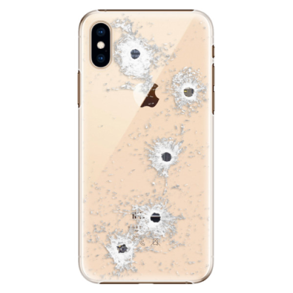 Plastové pouzdro iSaprio - Gunshots - iPhone XS