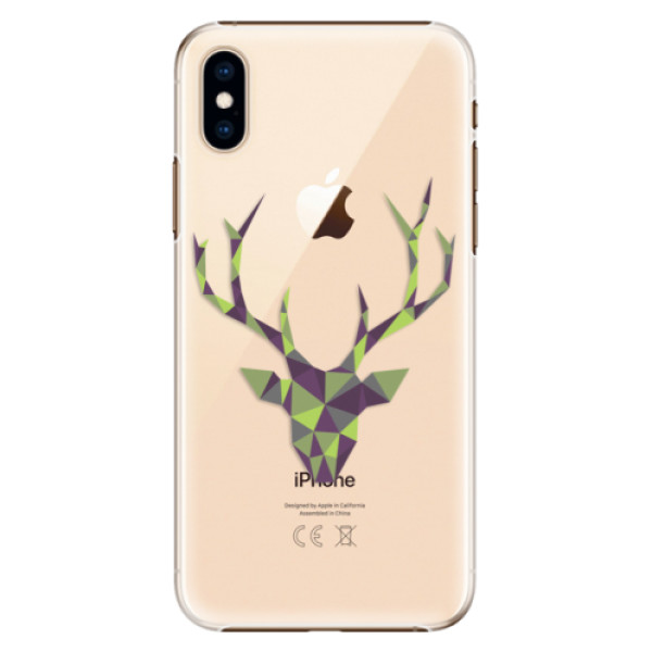 Plastové pouzdro iSaprio - Deer Green - iPhone XS