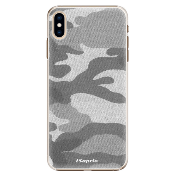 Plastové pouzdro iSaprio - Gray Camuflage 02 - iPhone XS Max