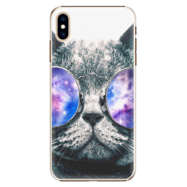 Plastové pouzdro iSaprio - Galaxy Cat - iPhone XS Max