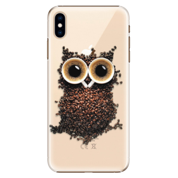 Plastové pouzdro iSaprio - Owl And Coffee - iPhone XS Max