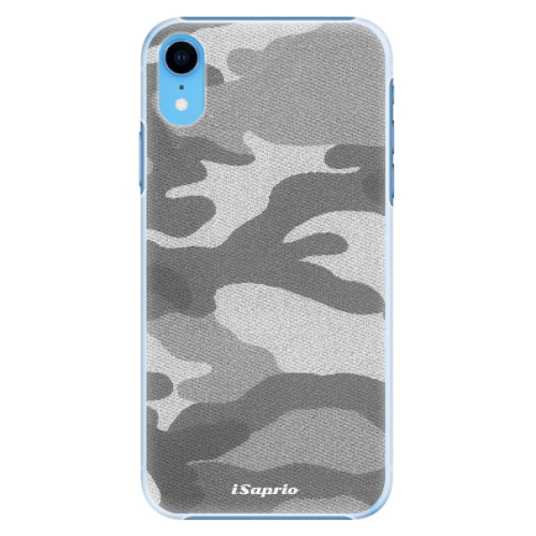 Plastové pouzdro iSaprio - Gray Camuflage 02 - iPhone XR