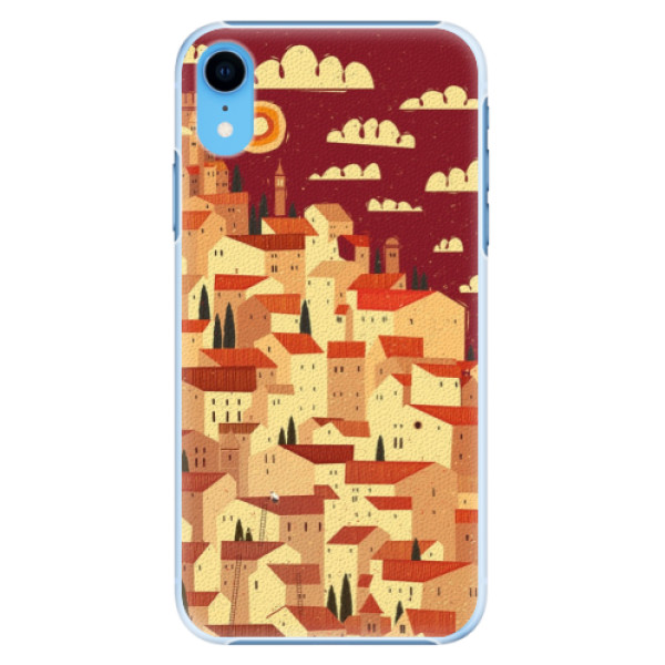 Plastové pouzdro iSaprio - Mountain City - iPhone XR