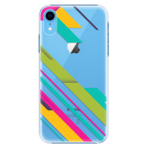Plastové pouzdro iSaprio - Color Stripes 03 - iPhone XR
