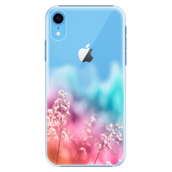 Plastové pouzdro iSaprio - Rainbow Grass - iPhone XR