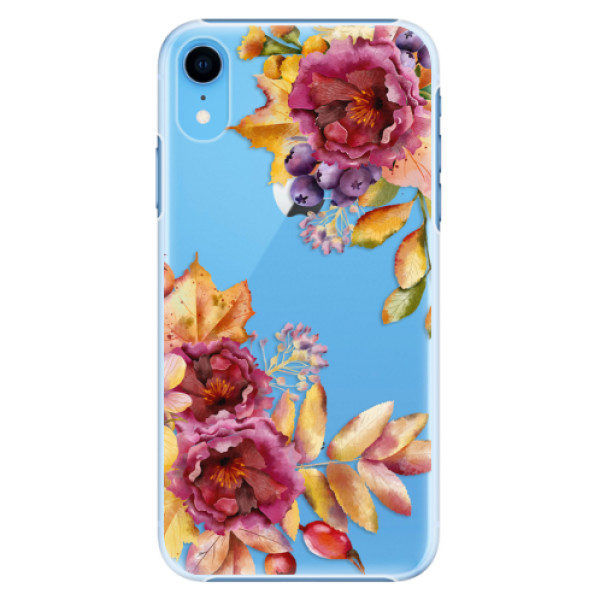 Plastové pouzdro iSaprio - Fall Flowers - iPhone XR