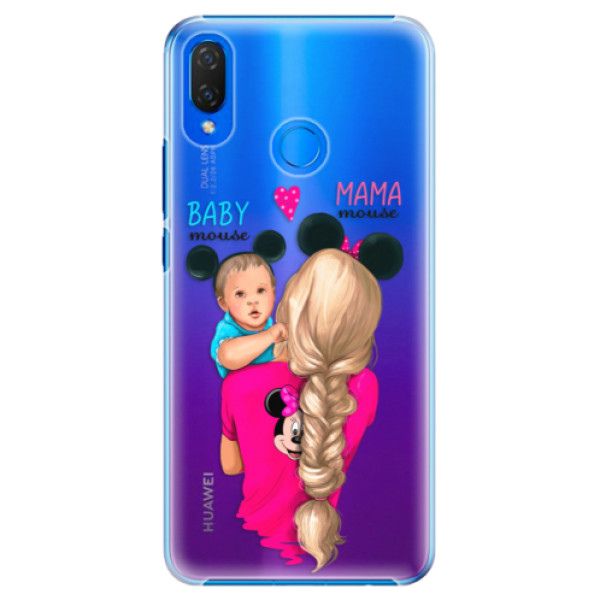 Plastové pouzdro iSaprio - Mama Mouse Blonde and Boy - Huawei Nova 3i