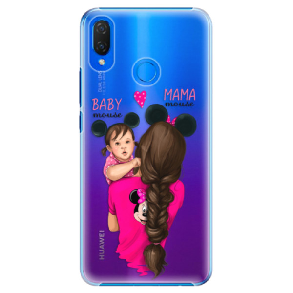 Plastové pouzdro iSaprio - Mama Mouse Brunette and Girl - Huawei Nova 3i