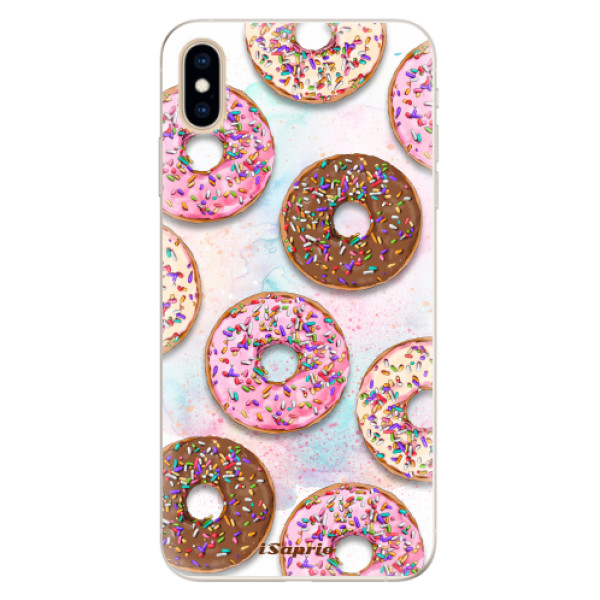 Silikonové pouzdro iSaprio - Donuts 11 - iPhone XS Max