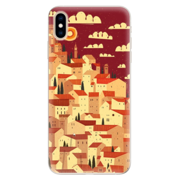 Silikonové pouzdro iSaprio - Mountain City - iPhone XS Max