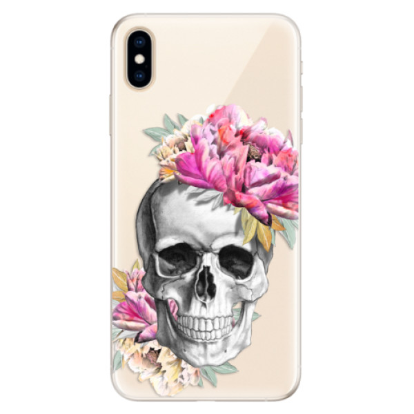 Silikonové pouzdro iSaprio - Pretty Skull - iPhone XS Max