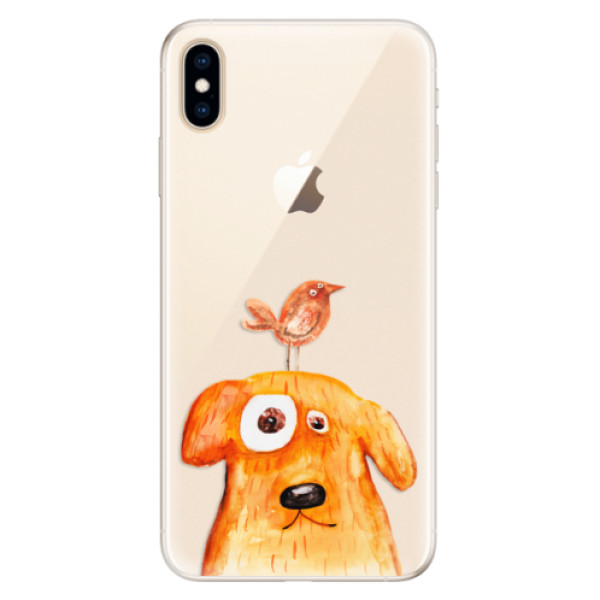 Silikonové pouzdro iSaprio - Dog And Bird - iPhone XS Max