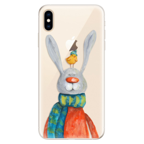 Silikonové pouzdro iSaprio - Rabbit And Bird - iPhone XS Max