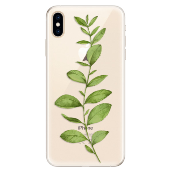 Silikonové pouzdro iSaprio - Green Plant 01 - iPhone XS Max