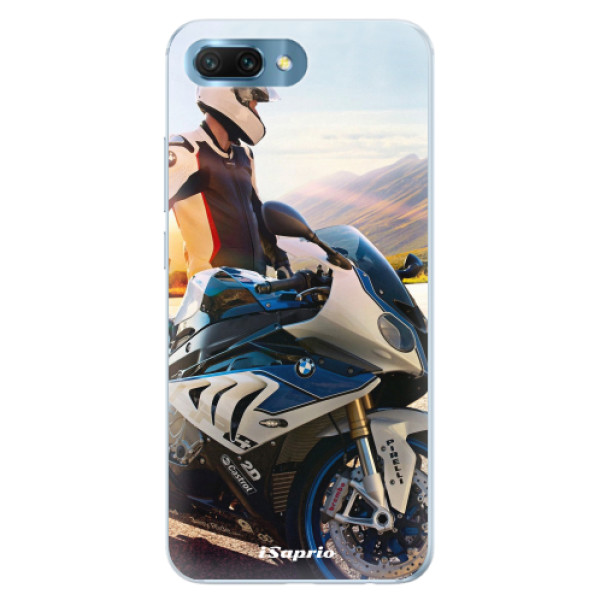 Silikonové pouzdro iSaprio - Motorcycle 10 - Huawei Honor 10