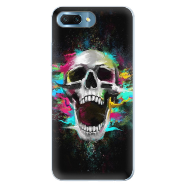 Silikonové pouzdro iSaprio - Skull in Colors - Huawei Honor 10