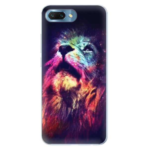 Silikonové pouzdro iSaprio - Lion in Colors - Huawei Honor 10