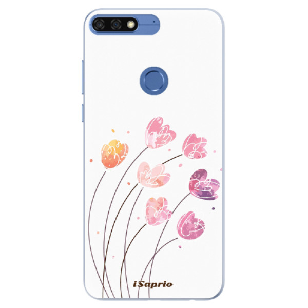 Silikonové pouzdro iSaprio - Flowers 14 - Huawei Honor 7C
