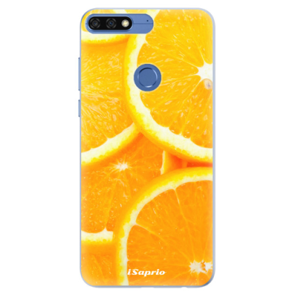 Silikonové pouzdro iSaprio - Orange 10 - Huawei Honor 7C