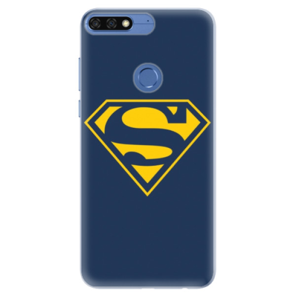 Silikonové pouzdro iSaprio - Superman 03 - Huawei Honor 7C