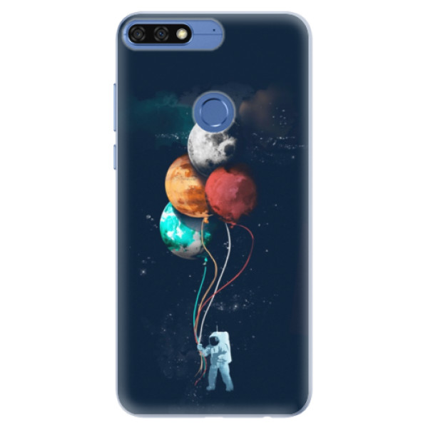 Silikonové pouzdro iSaprio - Balloons 02 - Huawei Honor 7C