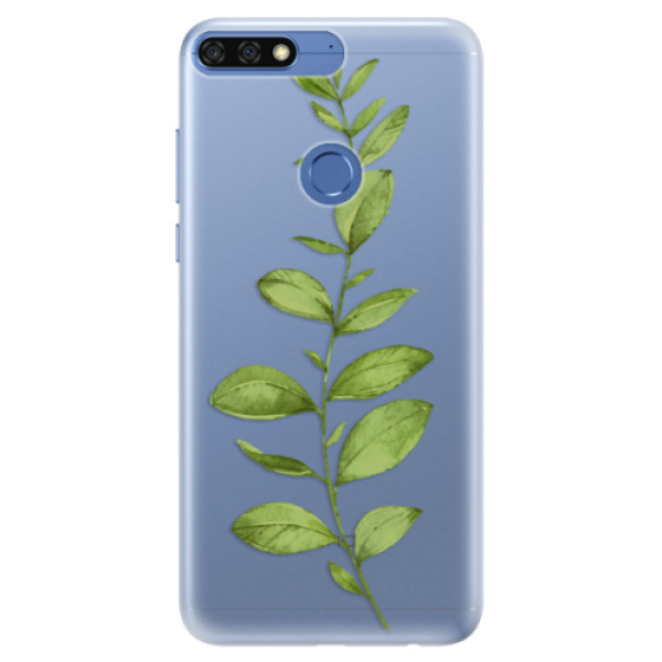 Silikonové pouzdro iSaprio - Green Plant 01 - Huawei Honor 7C