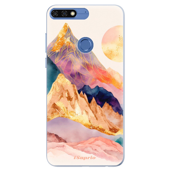 Silikonové pouzdro iSaprio - Abstract Mountains - Huawei Honor 7C