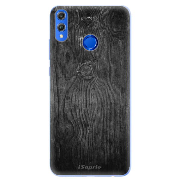 Silikonové pouzdro iSaprio - Black Wood 13 - Huawei Honor 8X