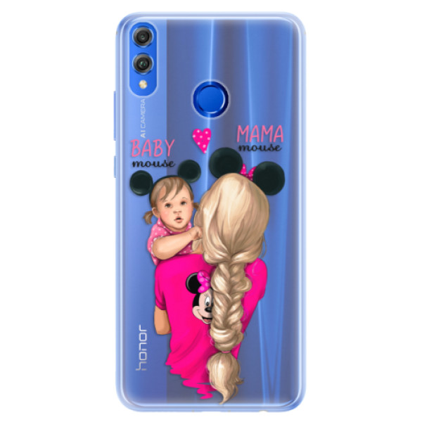 Silikonové pouzdro iSaprio - Mama Mouse Blond and Girl - Huawei Honor 8X