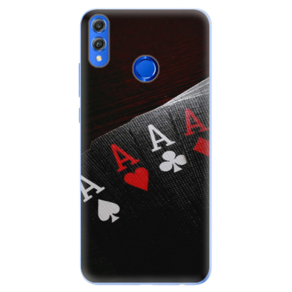 Silikonové pouzdro iSaprio - Poker - Huawei Honor 8X