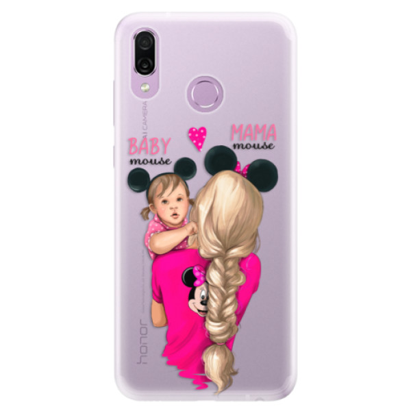 Silikonové pouzdro iSaprio - Mama Mouse Blond and Girl - Huawei Honor Play