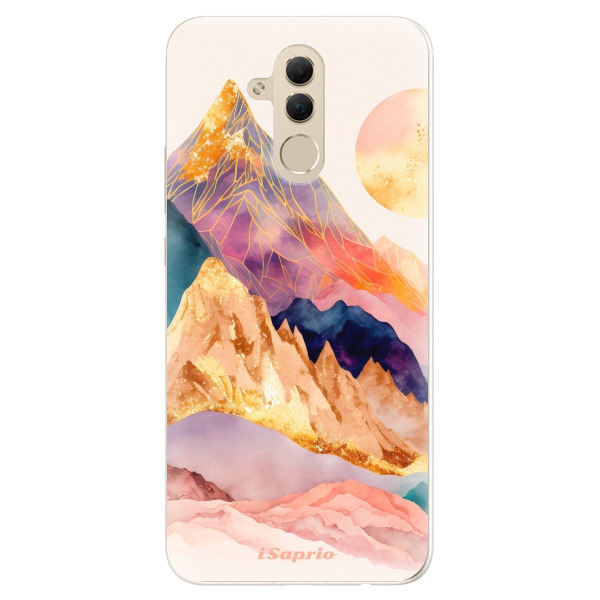 Silikonové pouzdro iSaprio - Abstract Mountains - Huawei Mate 20 Lite