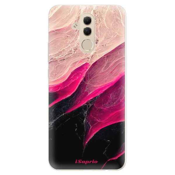 Silikonové pouzdro iSaprio - Black and Pink - Huawei Mate 20 Lite