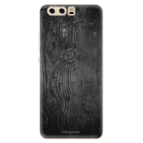 Silikonové pouzdro iSaprio (mléčně zakalené) Black Wood 13 na mobil Huawei P10 (Silikonový kryt, obal, pouzdro iSaprio (podkladové pouzdro není čiré, ale lehce mléčně zakalené) Black Wood 13 na mobilní telefon Huawei P10)