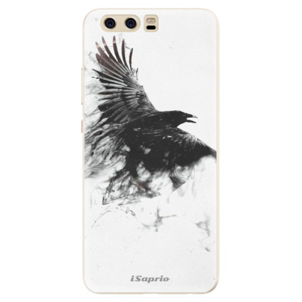 Silikonové pouzdro iSaprio - Dark Bird 01 - Huawei P10