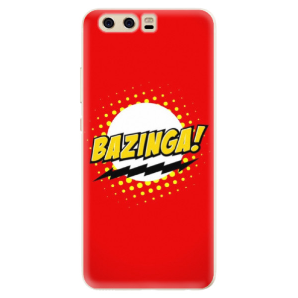 Silikonové pouzdro iSaprio (mléčně zakalené) Bazinga 01 na mobil Huawei P10 (Silikonový kryt, obal, pouzdro iSaprio (podkladové pouzdro není čiré, ale lehce mléčně zakalené) Bazinga 01 na mobilní telefon Huawei P10)