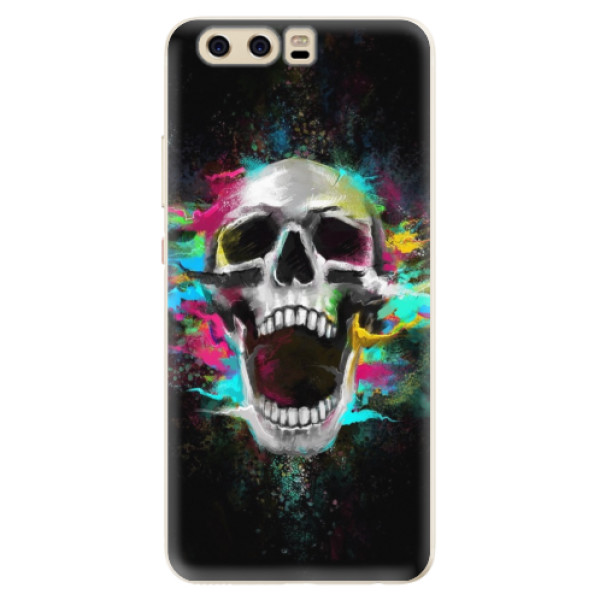 Silikonové pouzdro iSaprio - Skull in Colors - Huawei P10