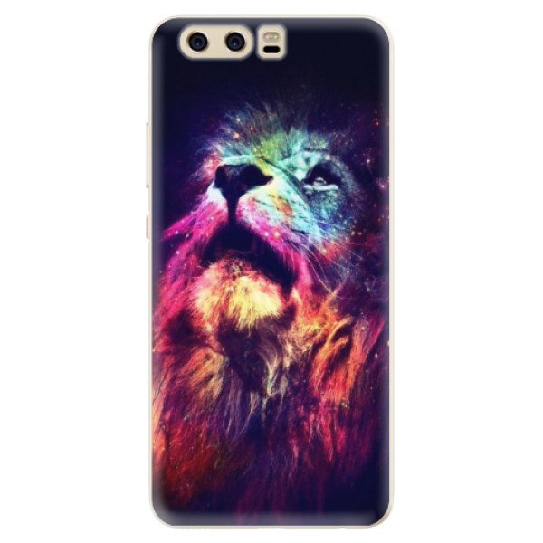 Silikonové pouzdro iSaprio - Lion in Colors - Huawei P10