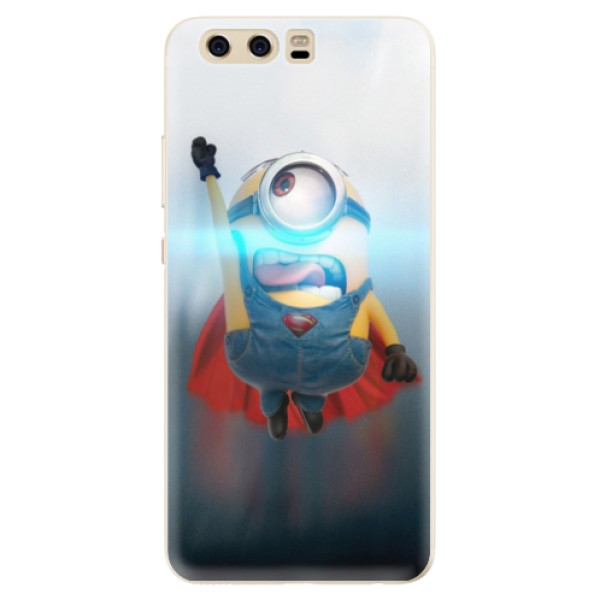 Silikonové pouzdro iSaprio (mléčně zakalené) Mimoň Superman 02 na mobil Huawei P10 (Silikonový kryt, obal, pouzdro iSaprio (podkladové pouzdro není čiré, ale lehce mléčně zakalené) Mimoň Superman 02 na mobilní telefon Huawei P10)