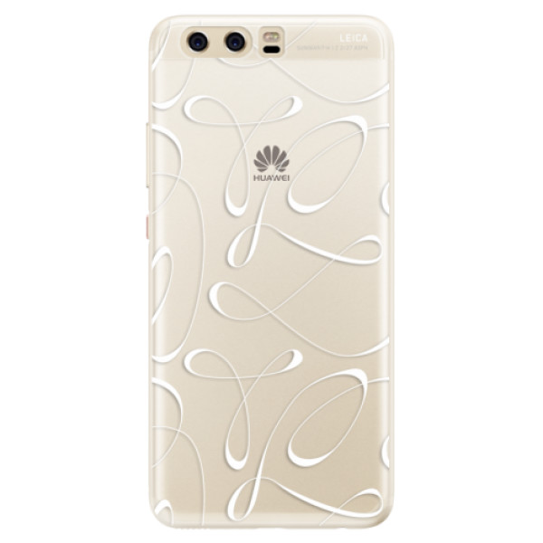 Silikonové pouzdro iSaprio (mléčně zakalené) Fancy bílé na mobil Huawei P10 (Silikonový kryt, obal, pouzdro iSaprio (podkladové pouzdro není čiré, ale lehce mléčně zakalené) Fancy bílé na mobilní telefon Huawei P10)
