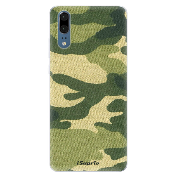 Silikonové pouzdro iSaprio - Green Camuflage 01 - Huawei P20