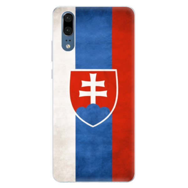 Silikonové pouzdro iSaprio - Slovakia Flag - Huawei P20